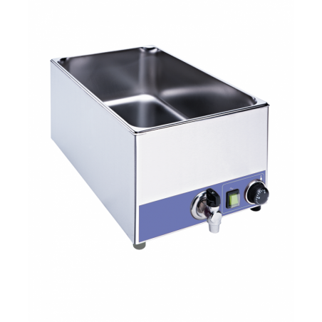 Bain marie de table professionnel avec vidange