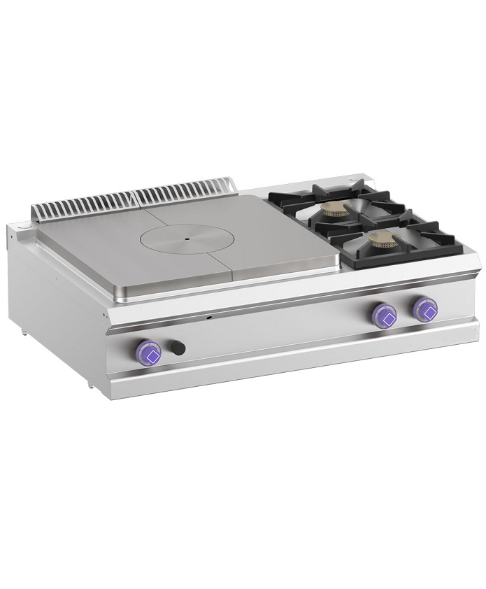 Cuisinière professionnelle 2 feux gaz