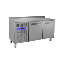 Table frigorifique avec dosseret 2 portes GN1/1