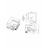 Angle refrigere pour comptoir canalisable enixe lounge 4102