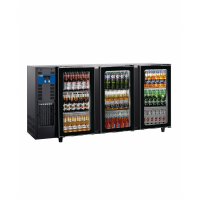 Arriere de bar refrigere portes vitrees 1289