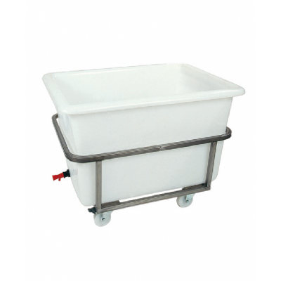 Bac a glace sur chassis inox roulant de 220l a 500l 3088