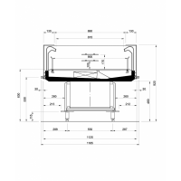 Bac refrigere latitude ouvert bonnet 3427