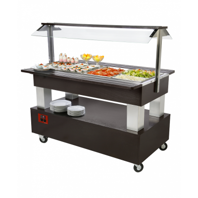 Buffet salad bar central refrigere 4xgn11 2456