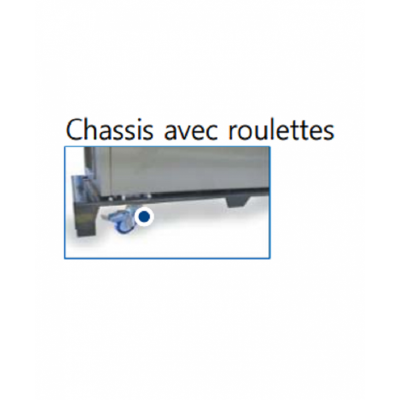 Châssis avec roulettes bacs RUSH et FLASH BONNET