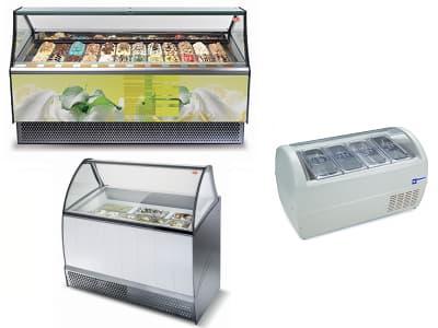 Comptoir refrigere glacier