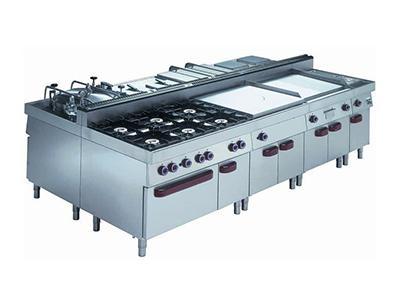 Cuisine professionnelle modulaire 2200 mm pour restaurant