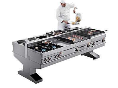 Cuisine professionnelle modulaire 650 mm pour restauration