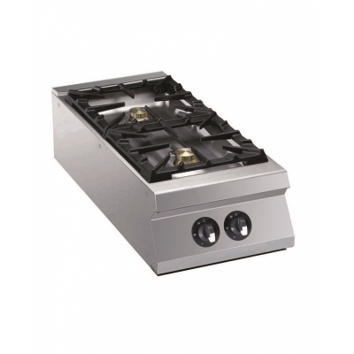 Cuisiniere gaz 2 a 6 feux vifs pour restaurants 3147