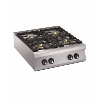 Cuisiniere gaz 2 a 6 feux vifs power a poser 3151