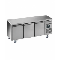 Desserte refrigeree centrale inox 2 ou 3 portes 3216