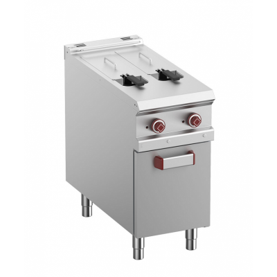 Friteuse electrique 2 cuves de 8l sur meuble ferme 5546