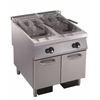 Friteuse gaz sur meuble 1 ou 2 cuves de 23 litres 3168