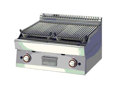 Grill pierre de lave, grill vapeur professionnel pour restaurant