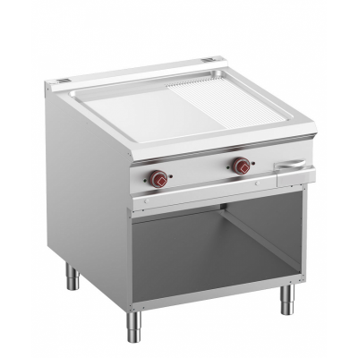 Plaque de cuisson electrique lisserainuree chromee 5516