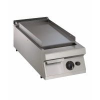 Plaque lisse de cuisson a snacker au gaz simple et double 3154