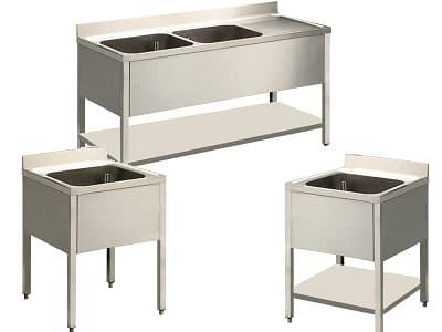 Plonge inox boucherie charcuterie traiteur