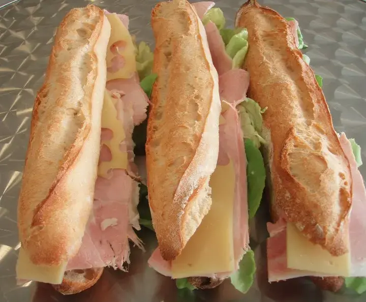 Sandwich jambon fromage normal