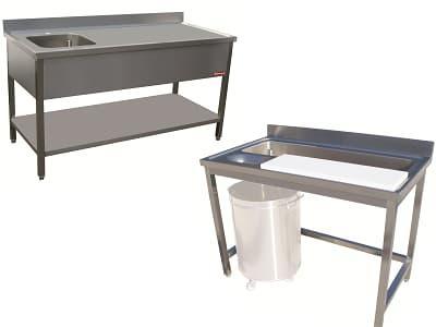 Table chef inox boucherie charcuterie traiteur