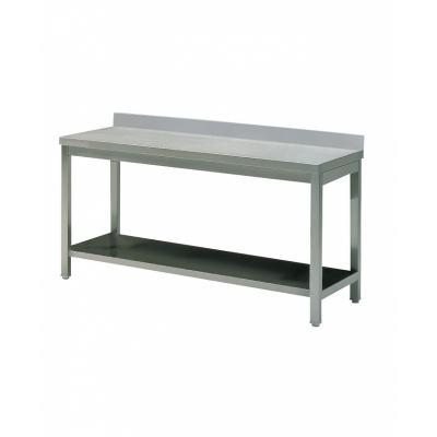 Table de travail adossee demontable profondeur 600 4190