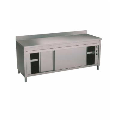 Table murale sur armoire chauffante electrique 12002000mm de largeur 3051