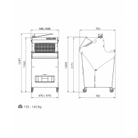 Trancheuse coupeuse automatique a pain 4864