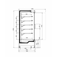 Vitrine refrigeree a portes onwave 5573