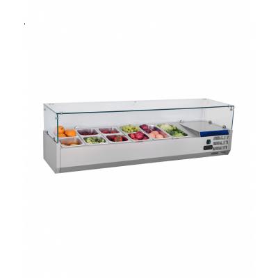 Vitrine refrigeree a poser avec pare haleine capacite 39 gn13 4206