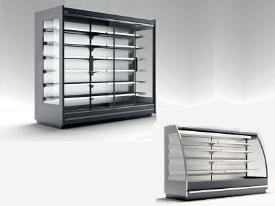 Vitrine refrigeree murale canalisable gms