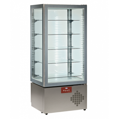 Vitrine refrigeree positive 4 faces vitrees 2580