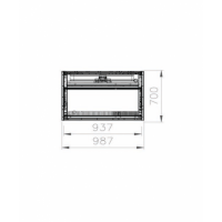 Vitrine semi verticale refrigeree orion sv slim 5389